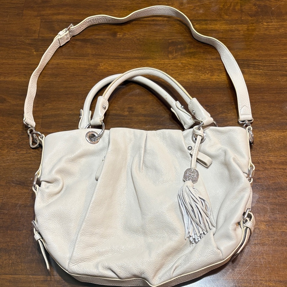 Vince Camuto Cream Shoulder Bag